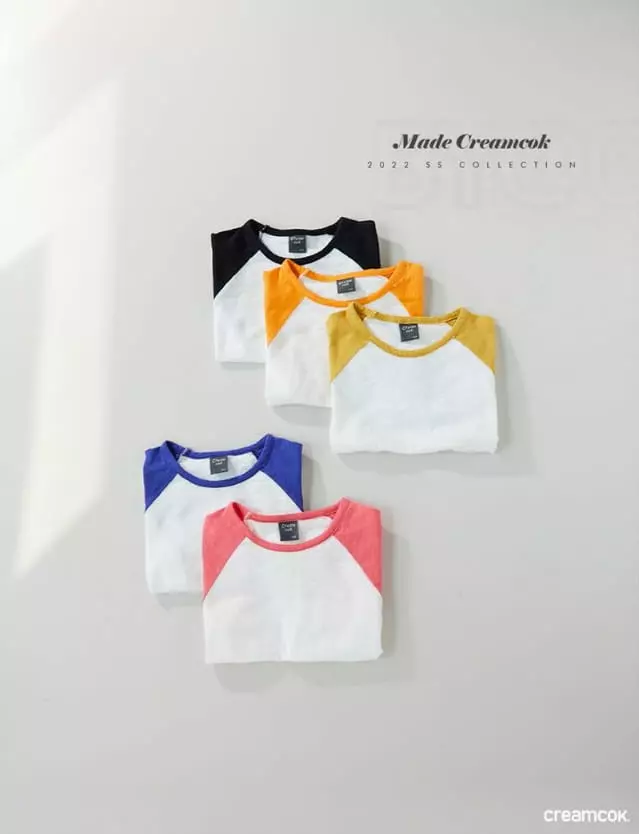 Creamcok - Korean Baby Fashion - #babyoutfit - Style Washing Tee - 3