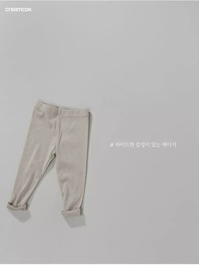 Creamcok - Korean Baby Fashion - #onlinebabyboutique - Daily Single Leggings
