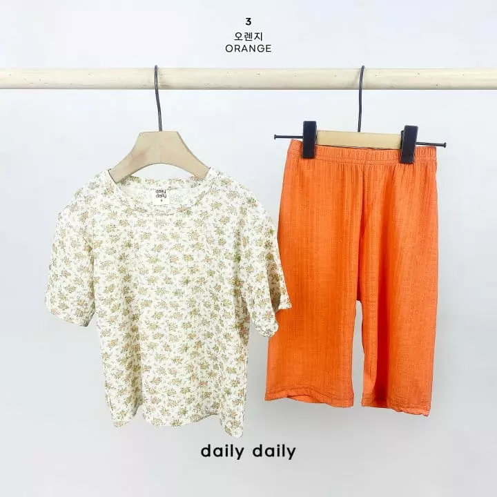 Daily Daily - Korean Children Fashion - #Kfashion4kids - Kid Summer Flower Pleats Easywear - 5