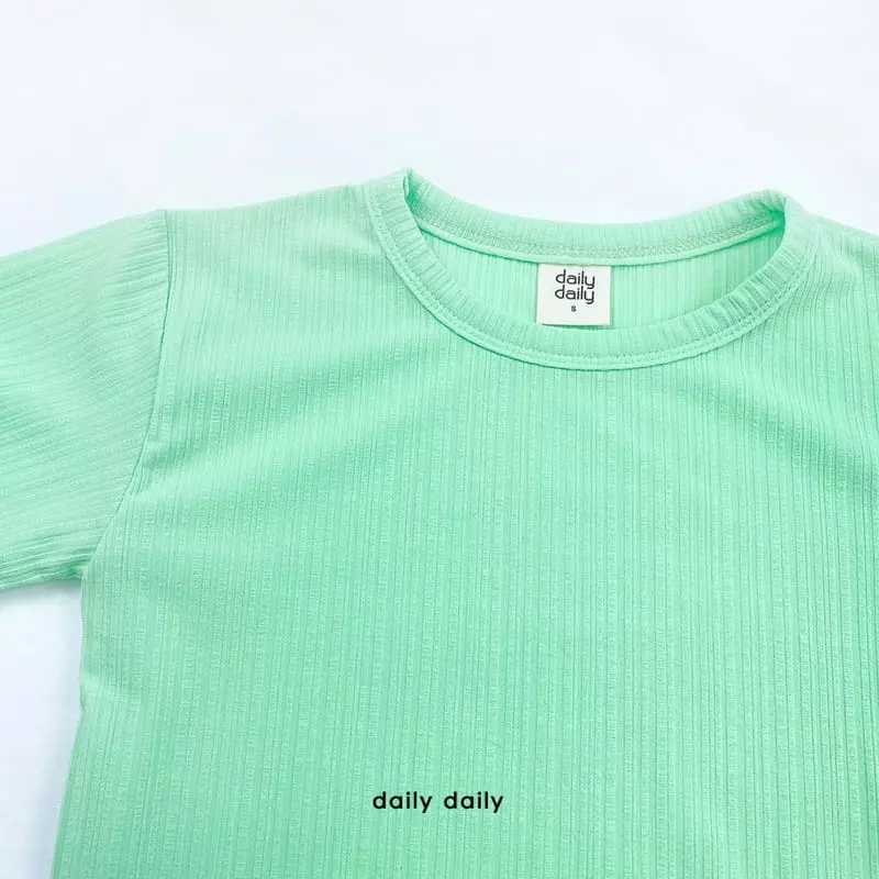 Daily Daily - Korean Children Fashion - #Kfashion4kids - Kid Summer Plare Top Bottom Set - 12