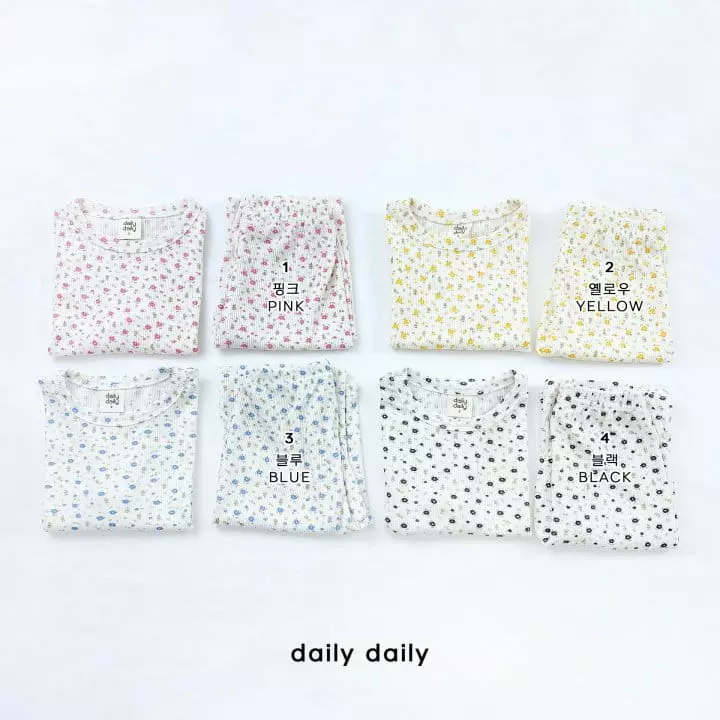 Daily Daily - Korean Children Fashion - #discoveringself - Kid Summer Flower Play Easywear - 2