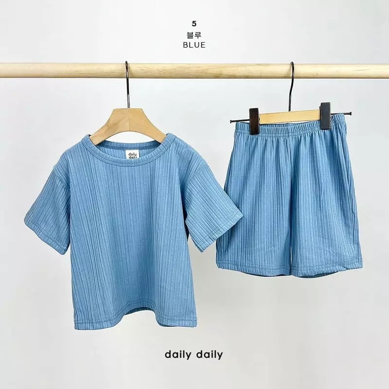 Daily Daily - Korean Children Fashion - #discoveringself - Kid Summer Plare Top Bottom Set - 7