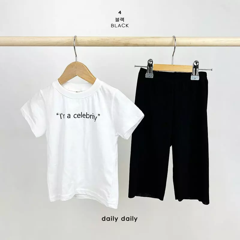 Daily Daily - Korean Children Fashion - #discoveringself - Kid Summer Celeb Top Bottom Set - 6