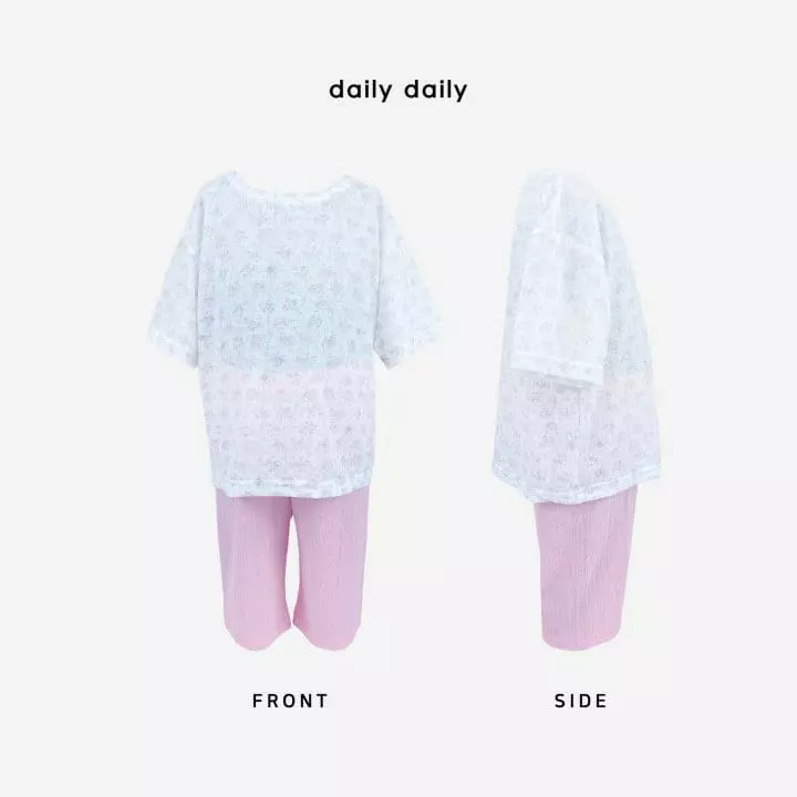 Daily Daily - Korean Children Fashion - #fashionkids - Kid Summer Flower Pleats Easywear