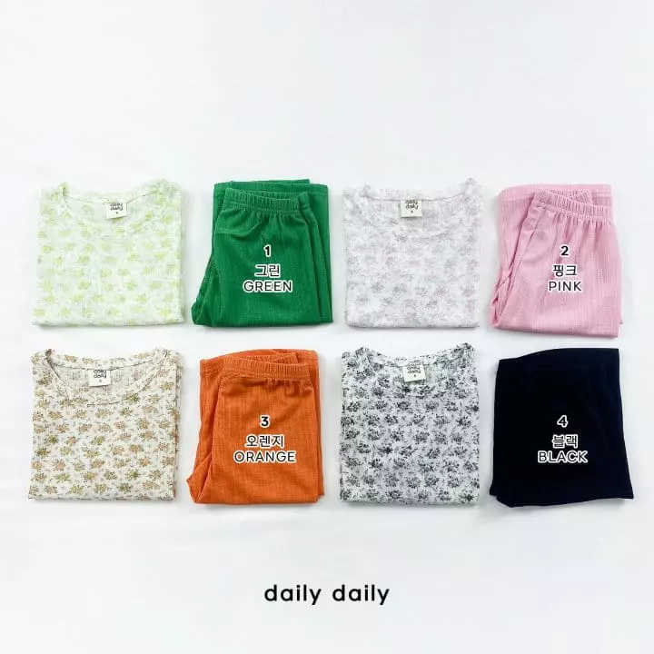 Daily Daily - Korean Children Fashion - #kidsshorts - Kid Summer Flower Pleats Easywear - 2