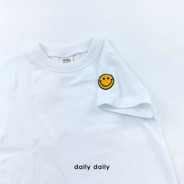 Daily Daily - Korean Children Fashion - #kidsshorts - Summer Smile Tee - 6