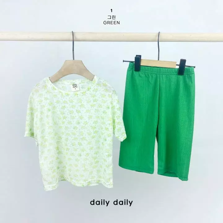 Daily Daily - Korean Children Fashion - #kidsstore - Kid Summer Flower Pleats Easywear - 3
