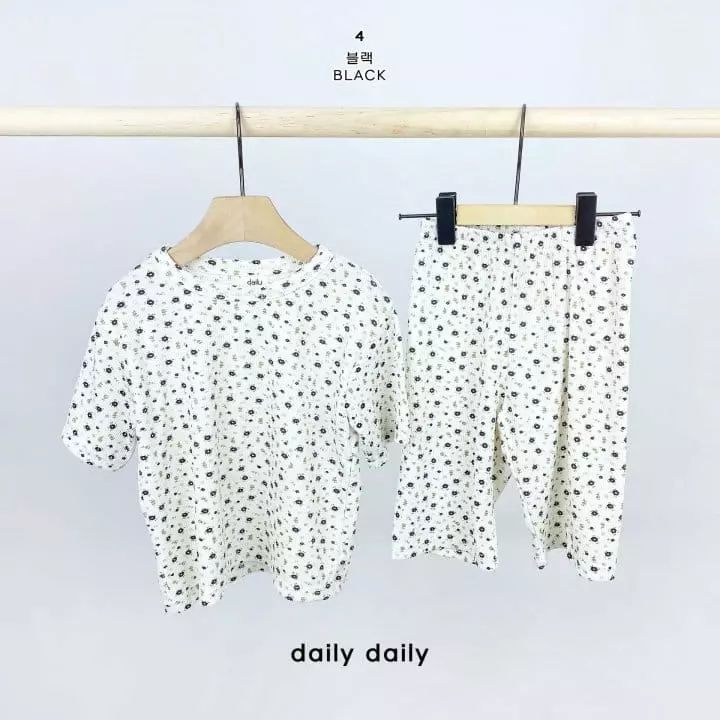 Daily Daily - Korean Children Fashion - #kidzfashiontrend - Kid Summer Flower Play Easywear - 6