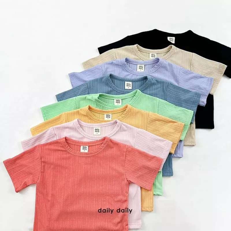 Daily Daily - Korean Children Fashion - #kidzfashiontrend - Kid Summer Plare Top Bottom Set - 11