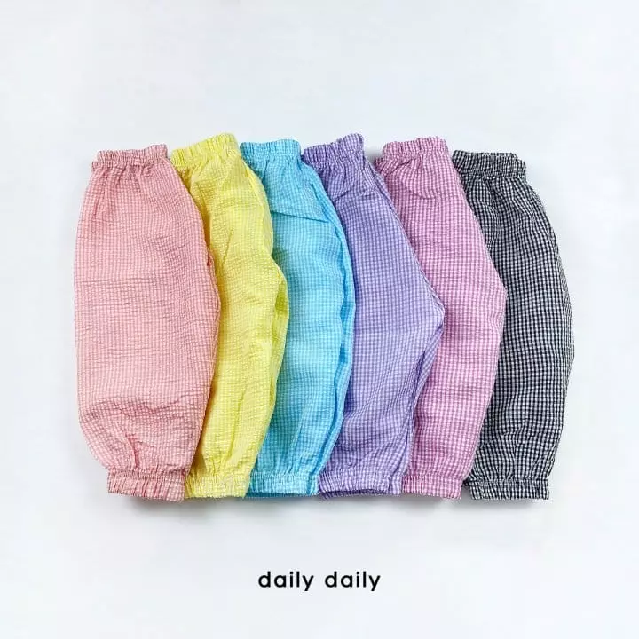 Daily Daily - Korean Children Fashion - #minifashionista - Kid Two Check 1+1 Pants Shorts Set - 12