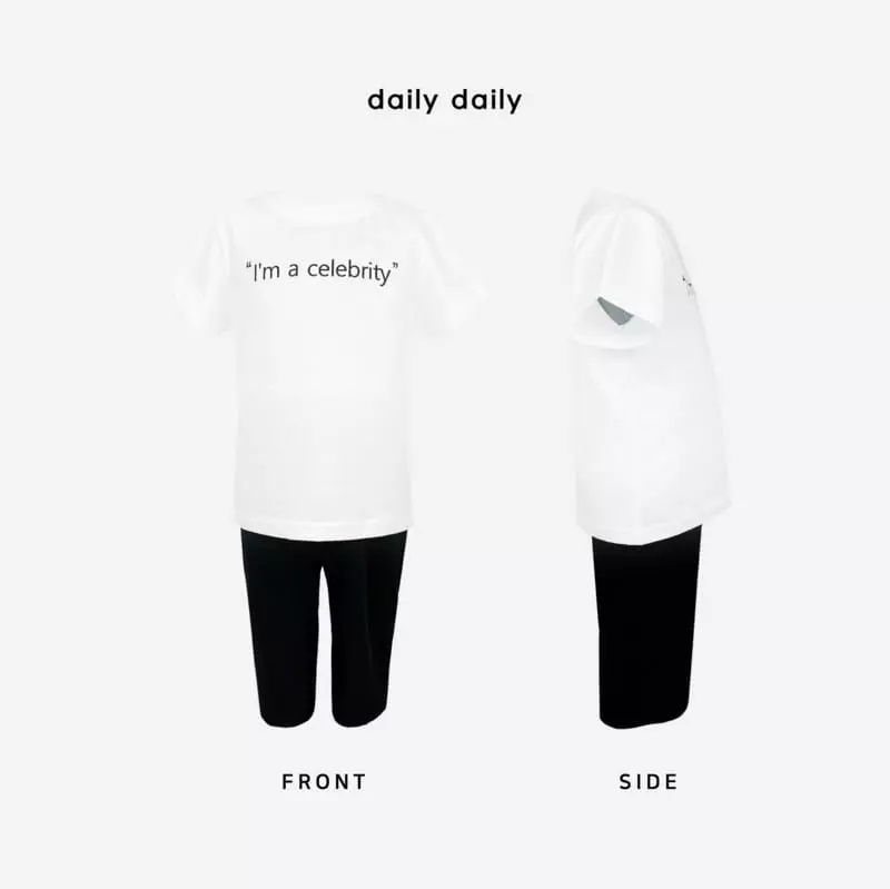 Daily Daily - Korean Children Fashion - #prettylittlegirls - Kid Summer Celeb Top Bottom Set