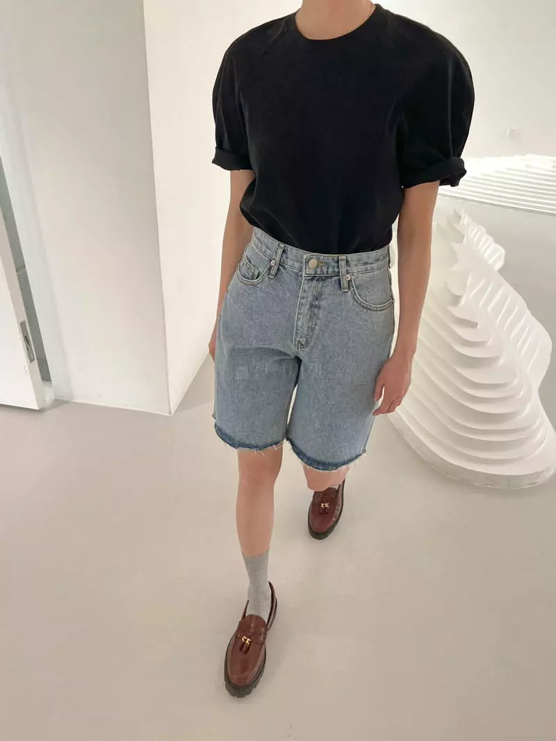 Dailyjud - Korean Women Fashion - #momslook - Line Slit Tee - 2