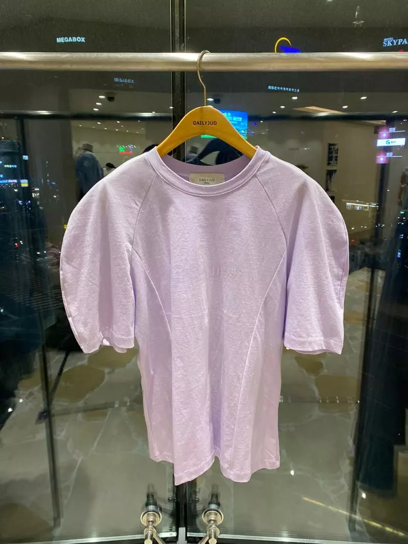 Dailyjud - Korean Women Fashion - #womensfashion - Line Slit Tee - 4