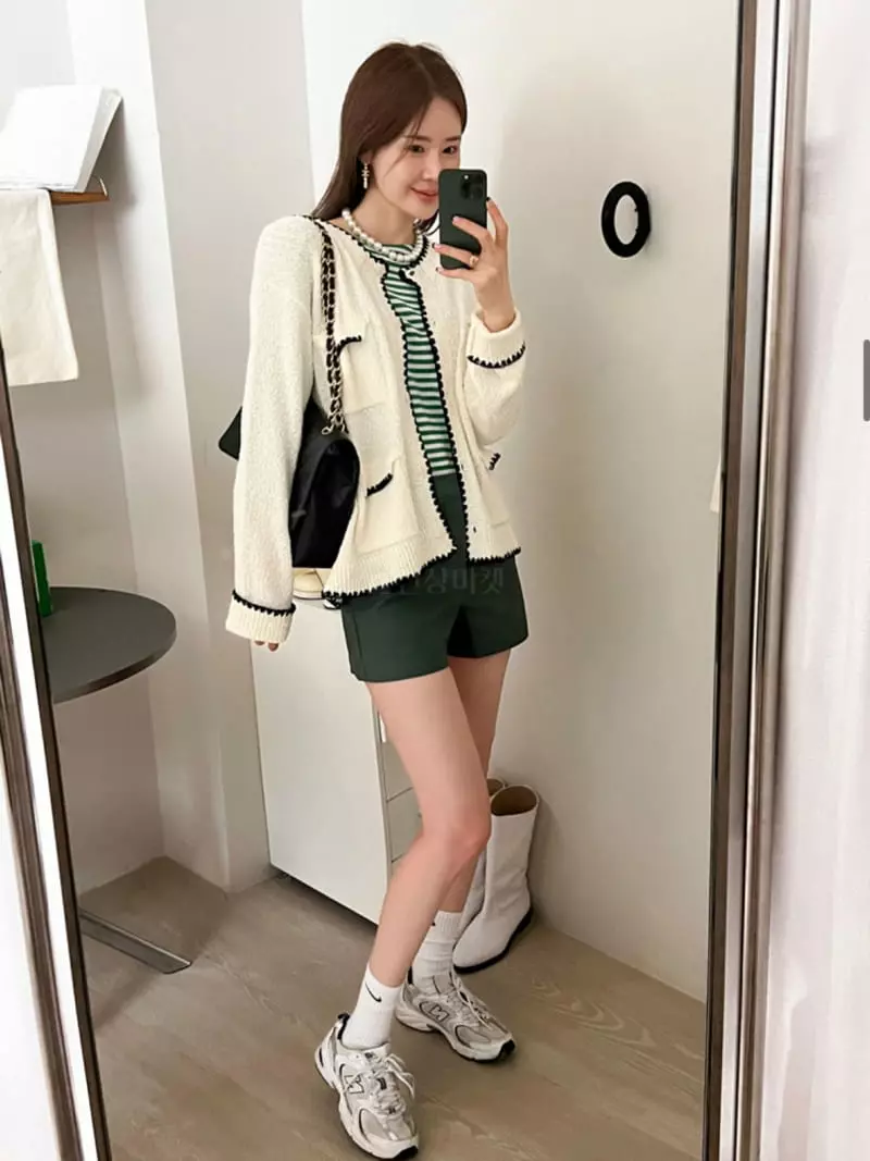 Dailyjud - Korean Women Fashion - #pursuepretty - Mellow Stitch Cardigan - 2