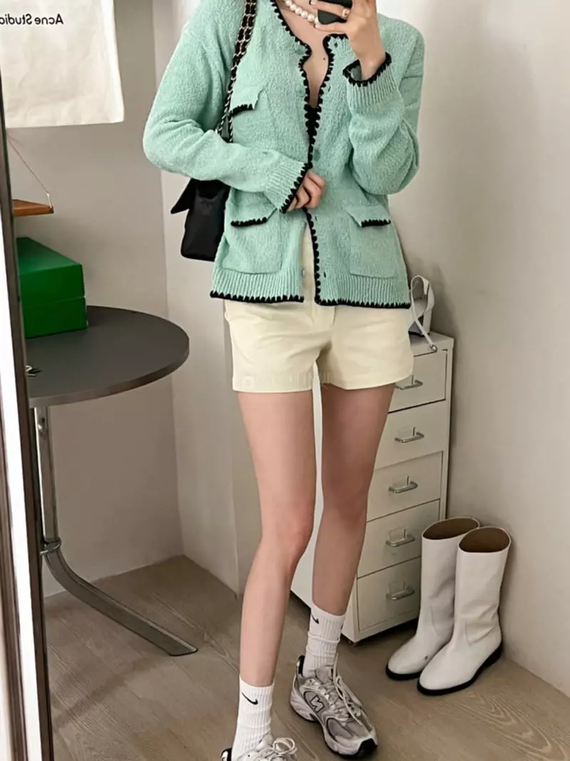 Dailyjud - Korean Women Fashion - #restrostyle - Mellow Stitch Cardigan - 4