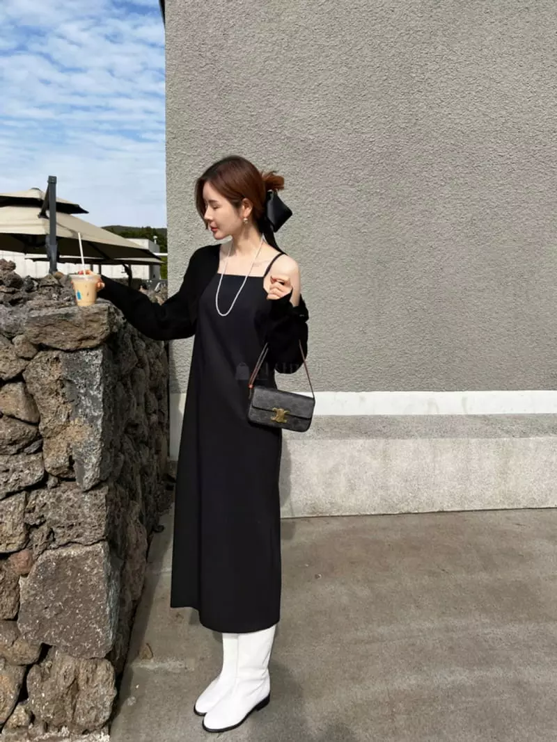 Dailyjud - Korean Women Fashion - #thelittlethings - Button Bolero Cardigan - 2