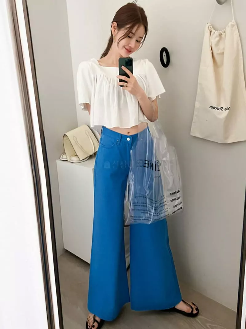Dailyjud - Korean Women Fashion - #thelittlethings - Square Blouse