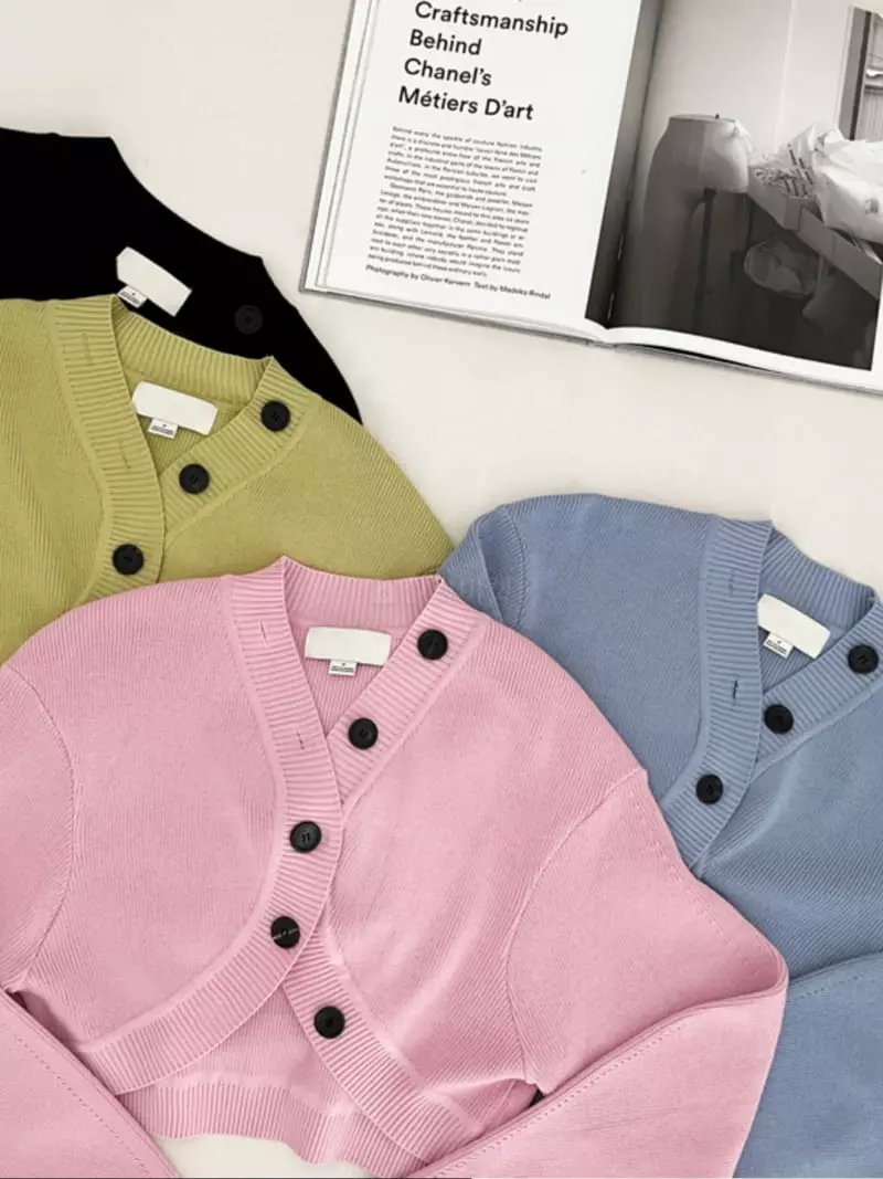 Dailyjud - Korean Women Fashion - #momslook - Button Bolero Cardigan - 4