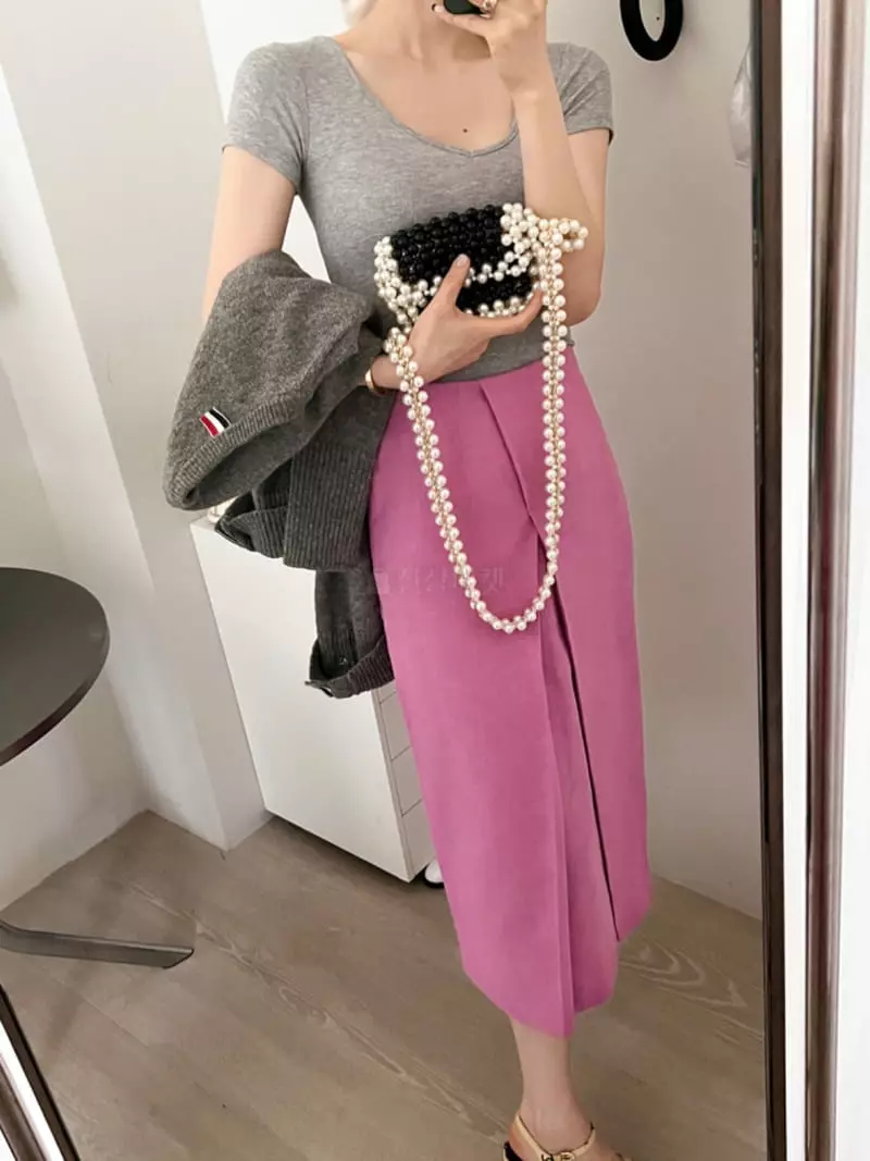 Dailyjud - Korean Women Fashion - #momslook - Linen Skirt - 4