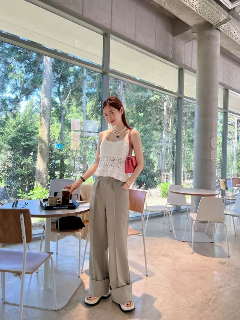 Dailyjud - Korean Women Fashion - #womensfashion - Knit Crop Sleeveless