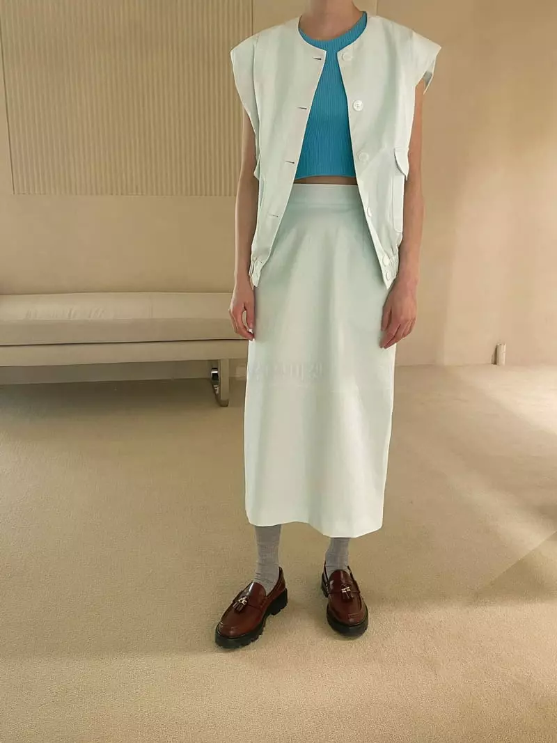 Dailyjud - Korean Women Fashion - #momslook - Sure Set Up Skirt - 4