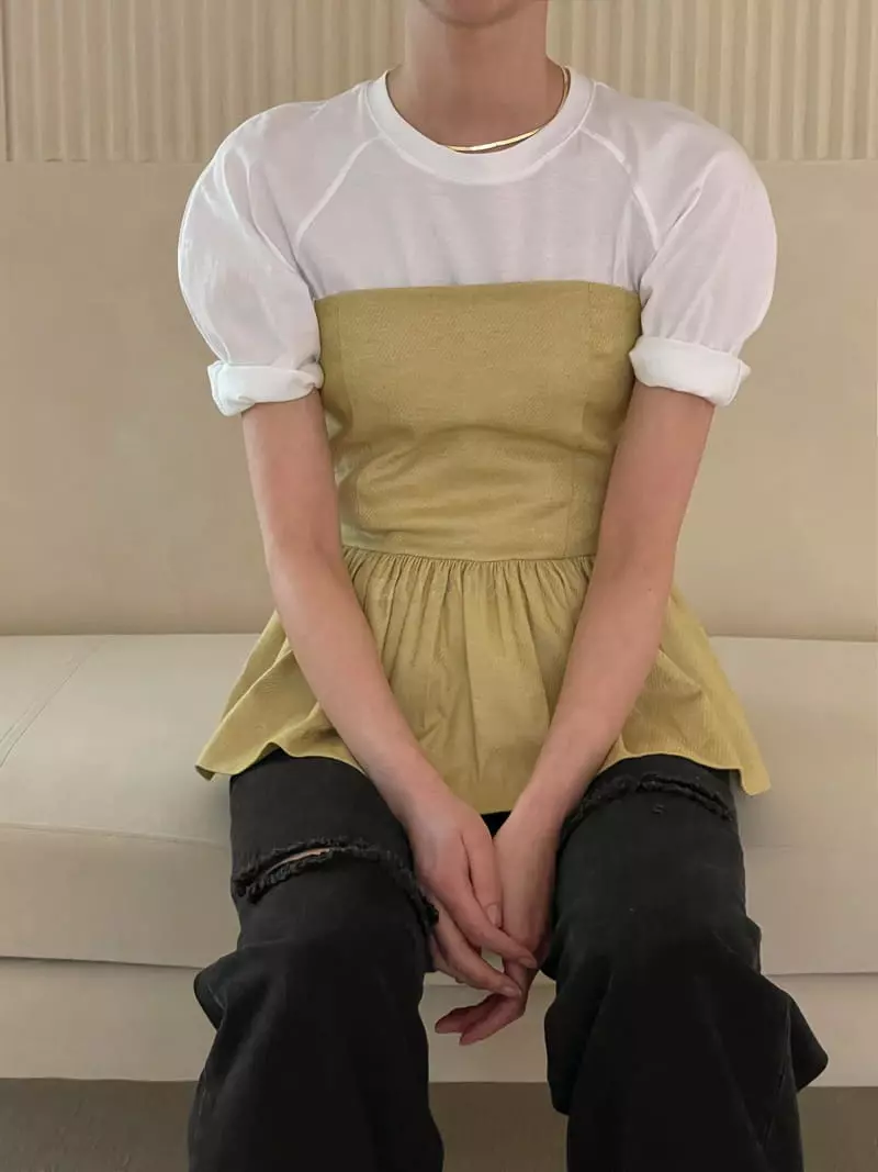 Dailyjud - Korean Women Fashion - #womensfashion - Smocked Banding Top