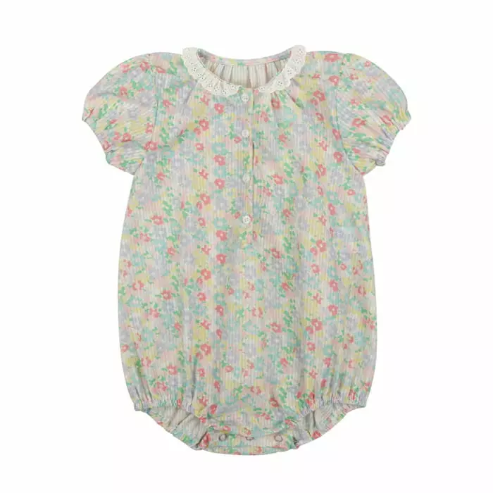 Dalkomhai - Korean Baby Fashion - #babyootd - Flower Bodysuit