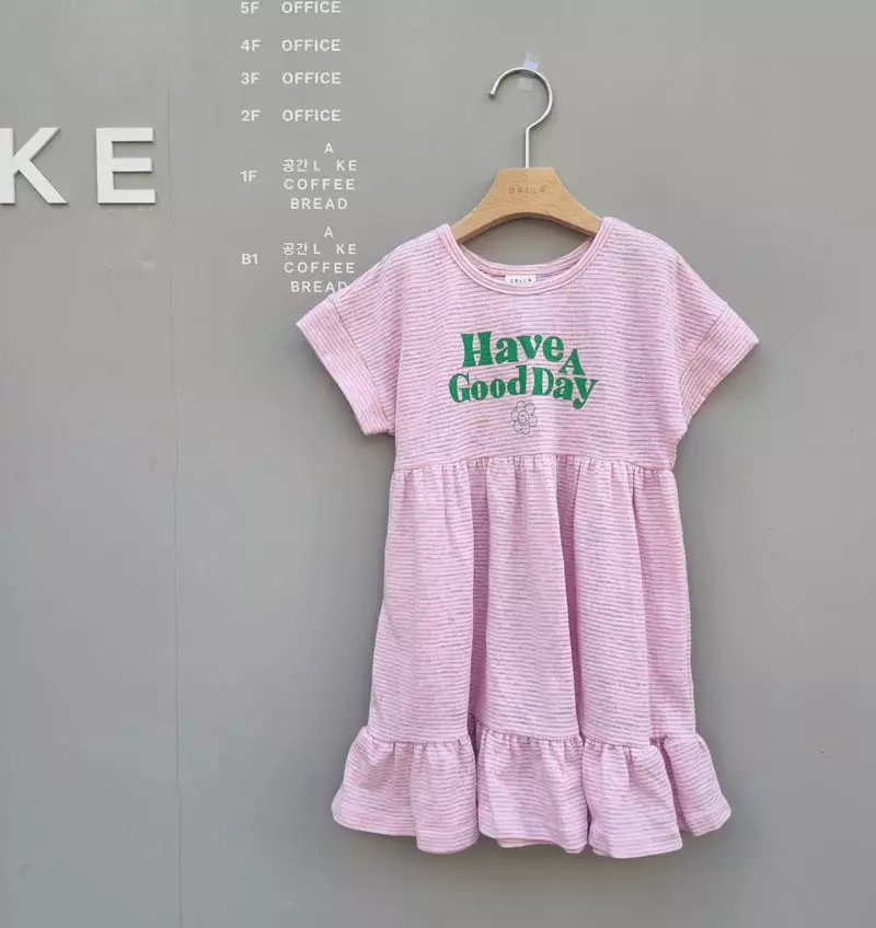 Dalla - Korean Children Fashion - #childrensboutique - Good Day One-piece - 7