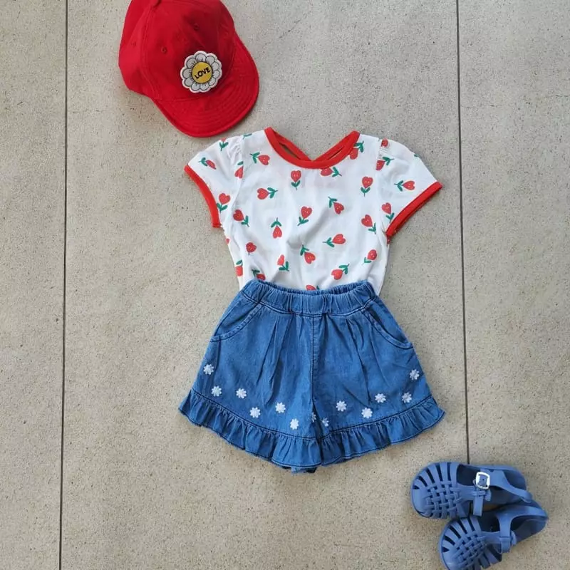 Dalla - Korean Children Fashion - #discoveringself - Daisy Shorts - 12