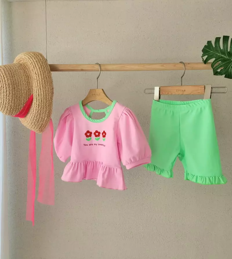 Dalla - Korean Children Fashion - #fashionkids - Cut Swimwear - 11