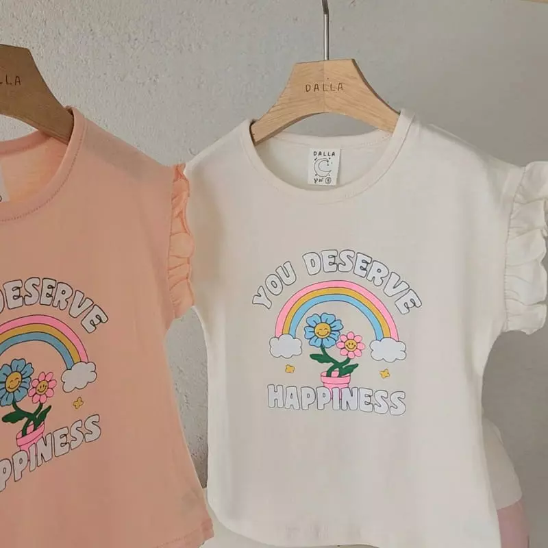 Dalla - Korean Children Fashion - #kidzfashiontrend - Rainbow Tee - 2