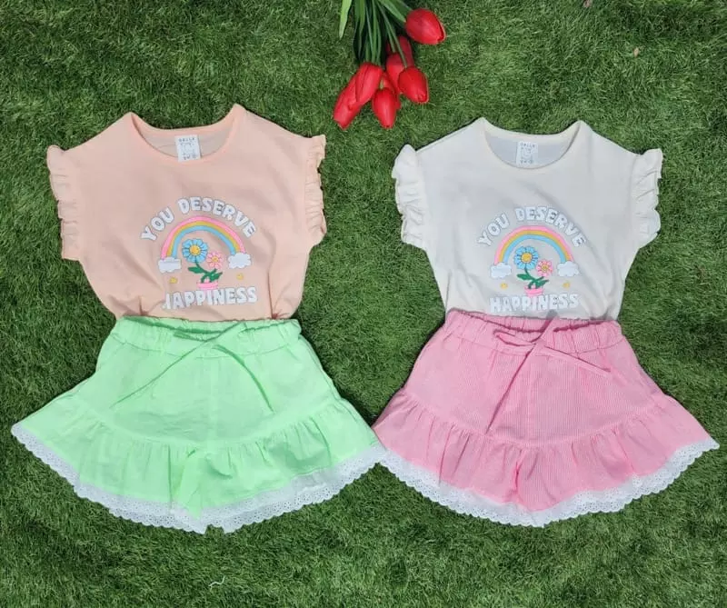 Dalla - Korean Children Fashion - #minifashionista - Rainbow Tee - 6