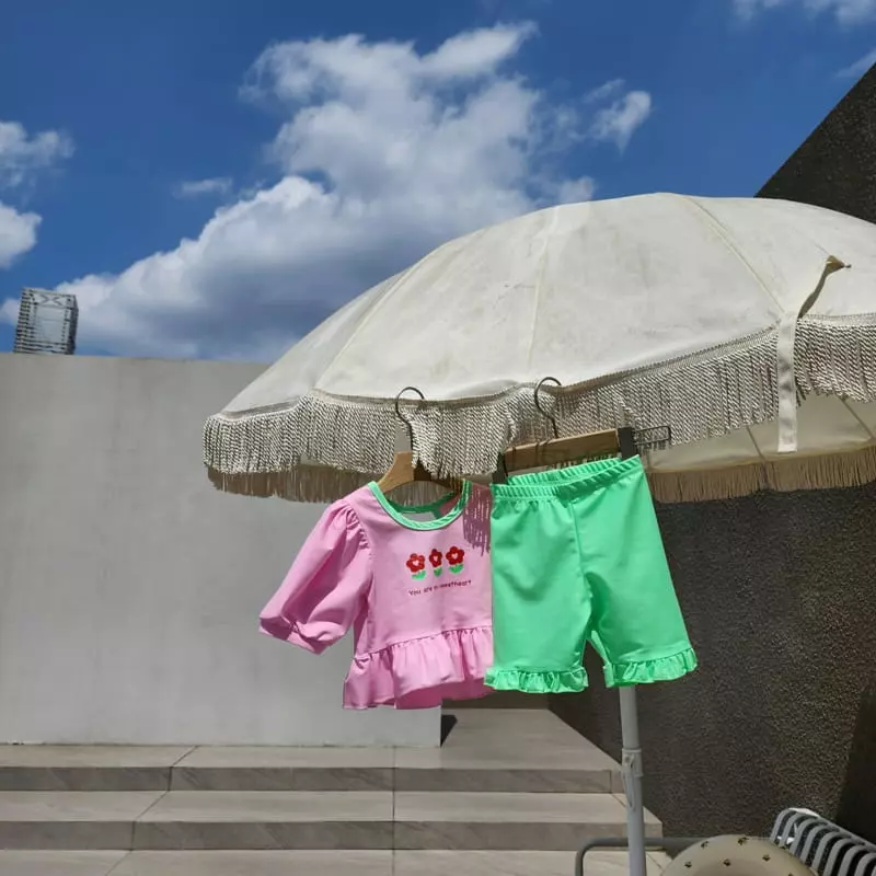 Dalla - Korean Children Fashion - #minifashionista - Cut Swimwear - 2
