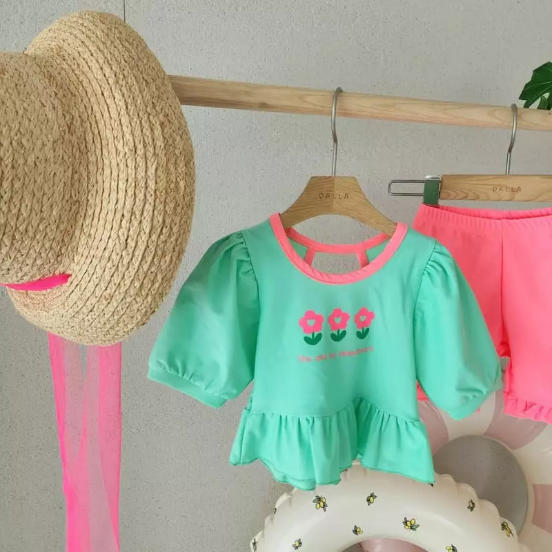 Dalla - Korean Children Fashion - #toddlerclothing - Cut Swimwear - 5