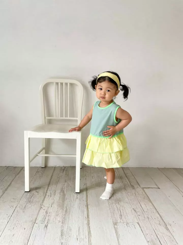 Dano - Korean Children Fashion - #Kfashion4kids - Cancan One-piece - 7