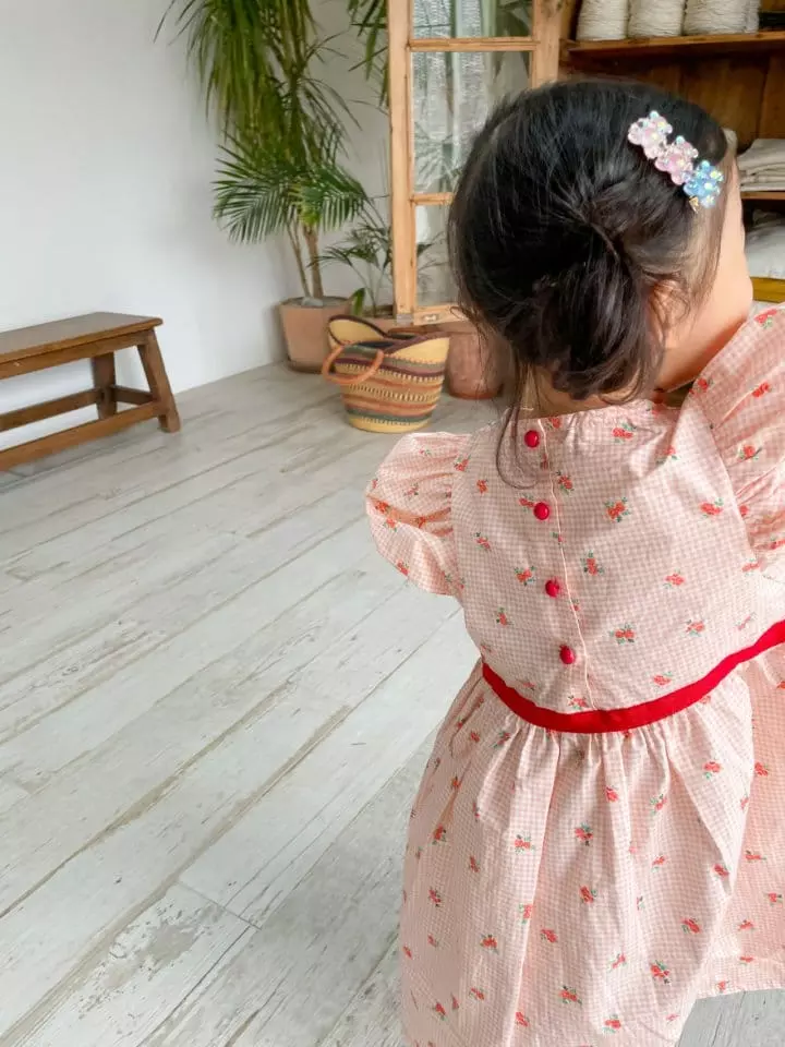 Dano - Korean Children Fashion - #childrensboutique - Big Shirring Sleeves One-piece - 2