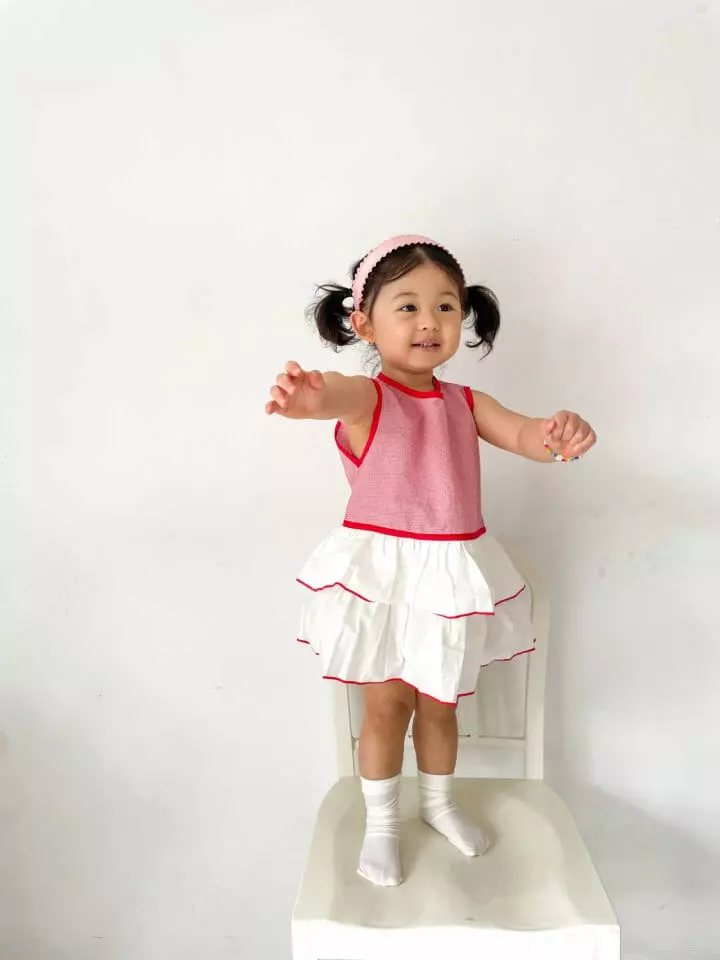 Dano - Korean Children Fashion - #discoveringself - Cancan One-piece - 2