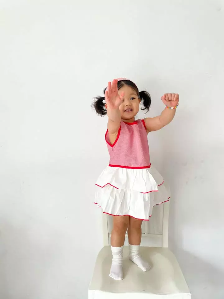 Dano - Korean Children Fashion - #fashionkids - Cancan One-piece - 3