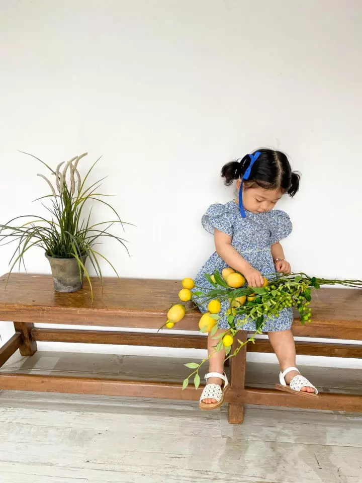 Dano - Korean Children Fashion - #fashionkids - Tulip Sleeves One-piece