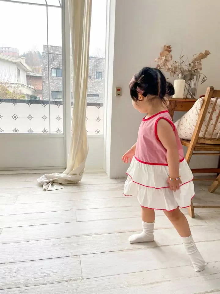 Dano - Korean Children Fashion - #fashionkids - Cancan One-piece - 4
