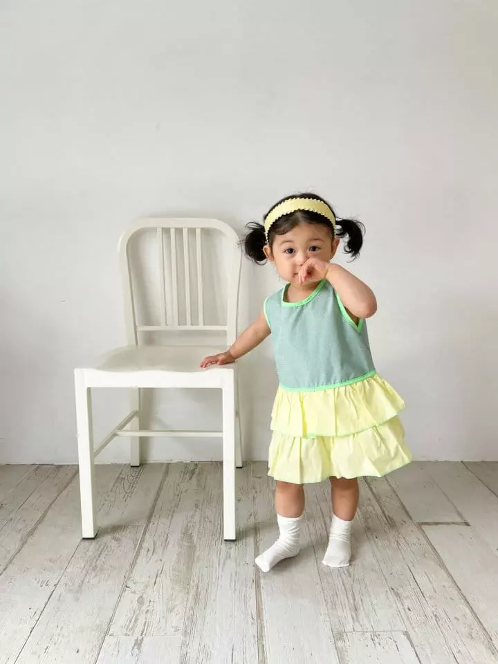 Dano - Korean Children Fashion - #kidzfashiontrend - Cancan One-piece - 6