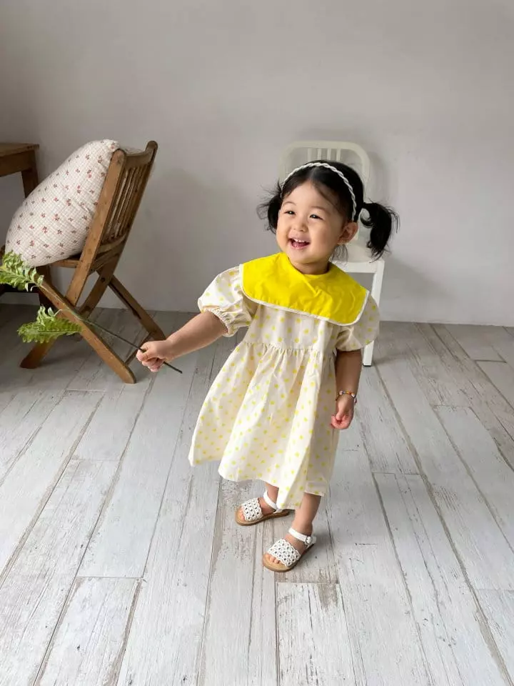 Dano - Korean Children Fashion - #magicofchildhood - Circle Sailor One-piece