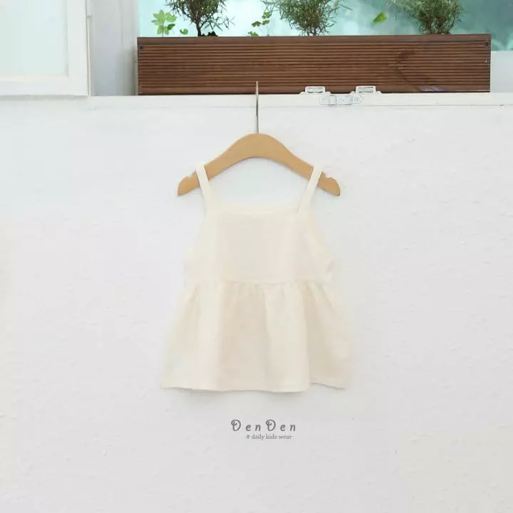 Denden - Korean Children Fashion - #Kfashion4kids - Frill String Sleeveless - 3