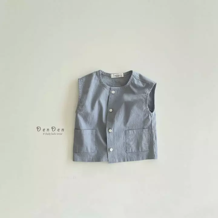 Denden - Korean Children Fashion - #Kfashion4kids - Braz Sleeveless Shirt - 2