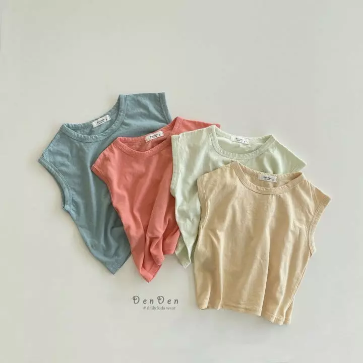 Denden - Korean Children Fashion - #Kfashion4kids - Macaroon Sleeveless