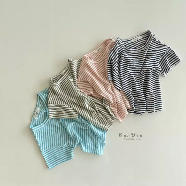 Denden - Korean Children Fashion - #Kfashion4kids - Sabana Stripes Tee - 6