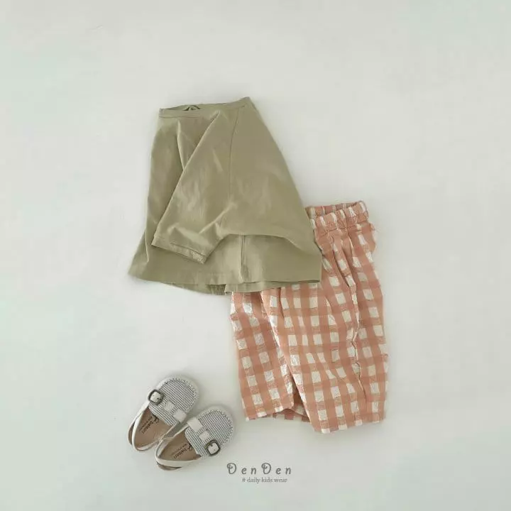 Denden - Korean Children Fashion - #Kfashion4kids - Pintuck Check Pants - 11