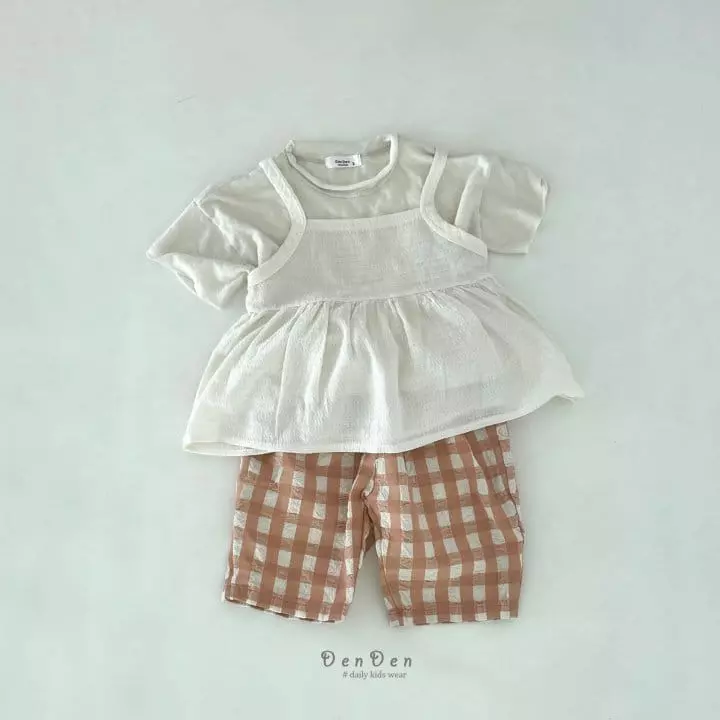 Denden - Korean Children Fashion - #childofig - Frill String Sleeveless - 11