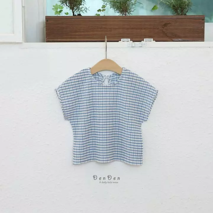 Denden - Korean Children Fashion - #childofig - Pleats Check Shirt - 5