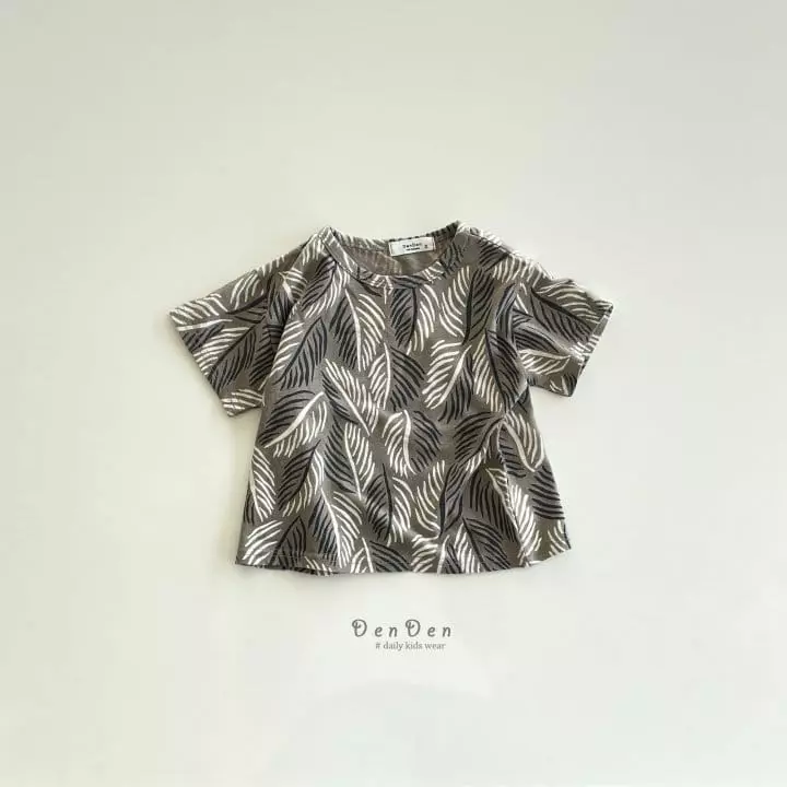 Denden - Korean Children Fashion - #stylishchildhood - Palm Tee - 4